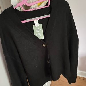 New black H&M cardigan